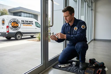 Locksmith at work